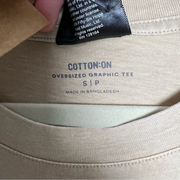 NEW Zion Rootwear Bob Marley Taupe Short Sleeve Oversized Graphic T-Shirt Sz S - Picture 6 of 9